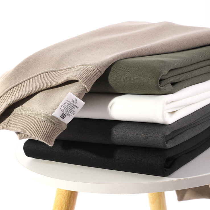 Sudadera tipo pulóver de mezcla de algodón para hombre