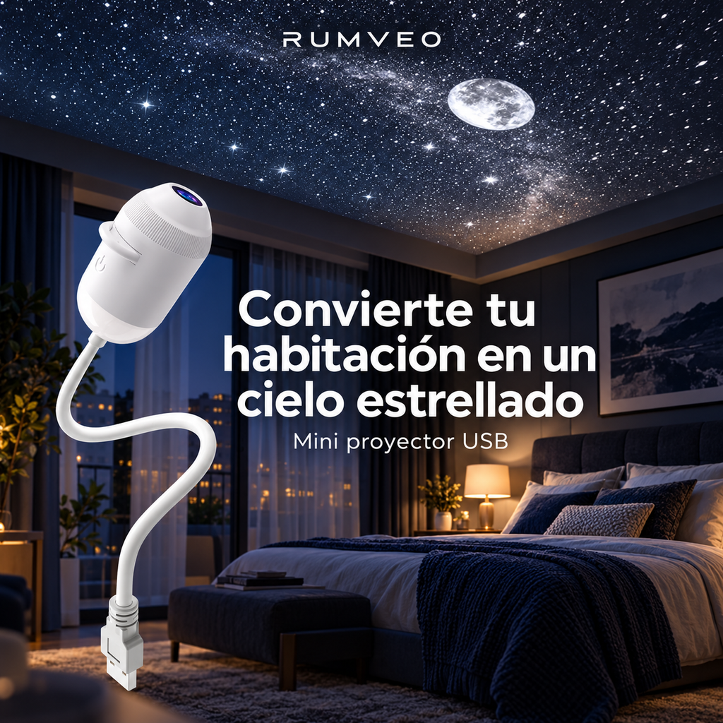 USB Starry Sky Projection Night Light